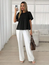 Curve Plus Size Cotton Casual, Summer Stylish Women's Blouses