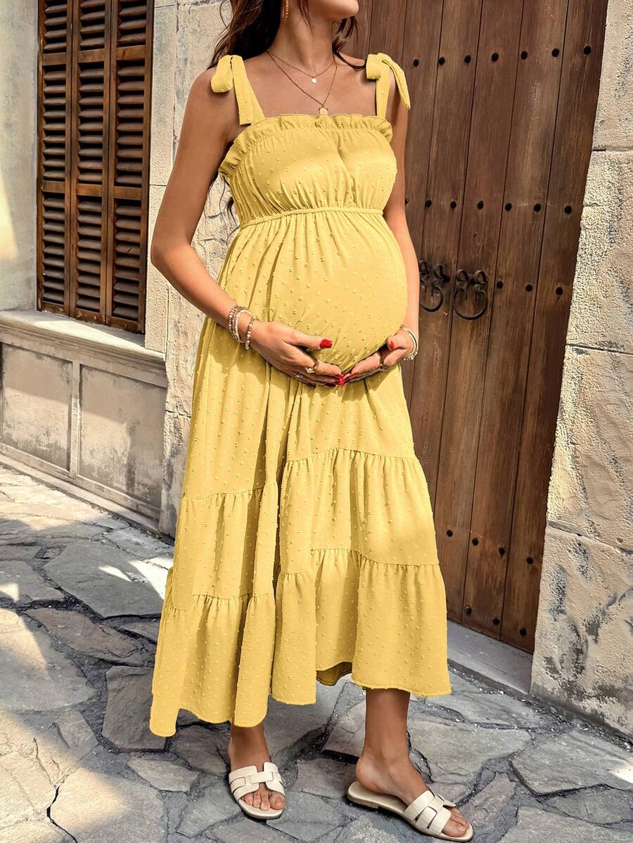 Sunveil Ruffle Midi Dress